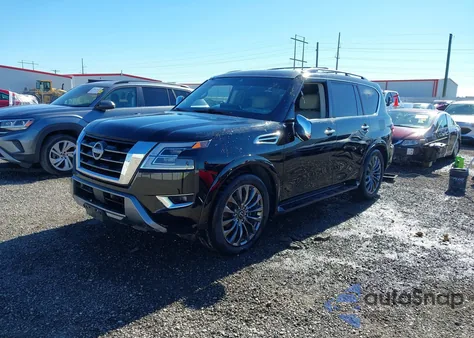 2023 Nissan Armada Platinum 2Wd from USA, damaged, VIN JN8AY2DA1P9404656